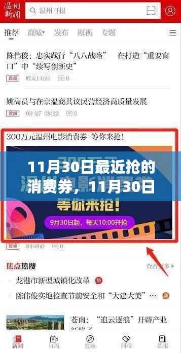 11月30日消费券抢手攻略,特性解析、体验分享与竞品对比