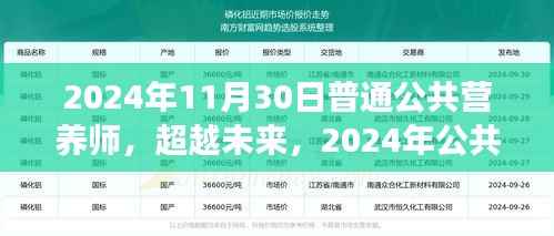 2024年公共营养师新征程,迎接营养未来的挑战,你准备好了吗?