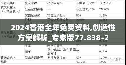 2024香港全年免费资料,创造性方案解析_专家版77.838-2