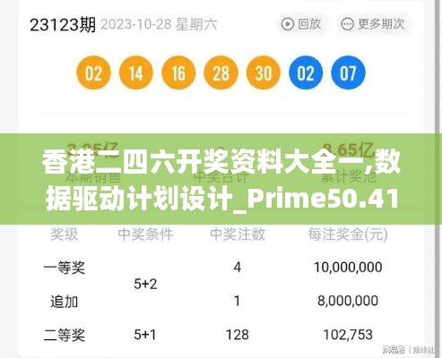 香港二四六开奖资料大全一,数据驱动计划设计_Prime50.412