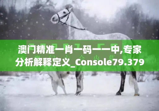 澳门精准一肖一码一一中,专家分析解释定义_Console79.379