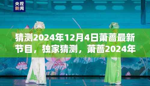 独家预测，萧蔷2024年12月4日节目亮相，令人期待的最新节目揭秘！