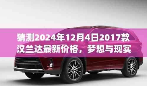 梦想与现实交汇之时,汉兰达价格之谜与自我超越之旅,预测2024年最新价格