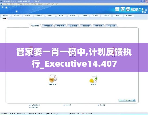 管家婆一肖一码中,计划反馈执行_Executive14.407