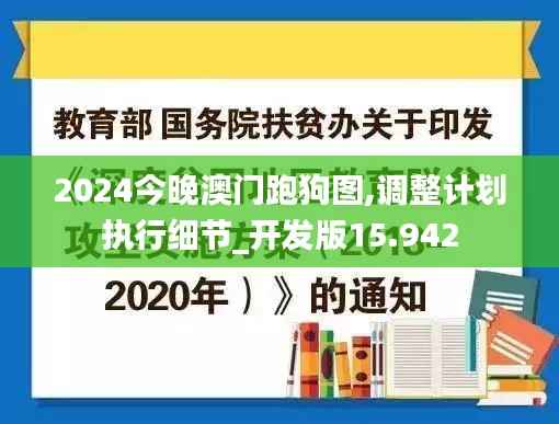 2024今晚澳门跑狗图,调整计划执行细节_开发版15.942