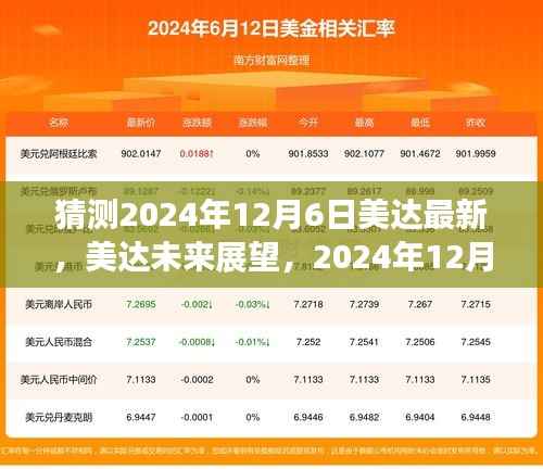 猜测2024年12月6日美达最新,美达未来展望,2024年12月6日的猜测与观点分析