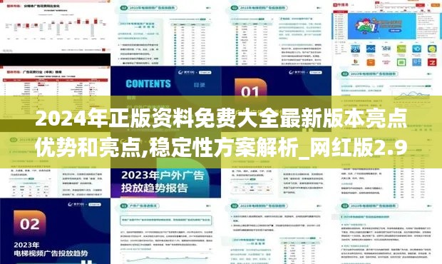 2024年正版资料免费大全最新版本亮点优势和亮点,稳定性方案解析_网红版2.928