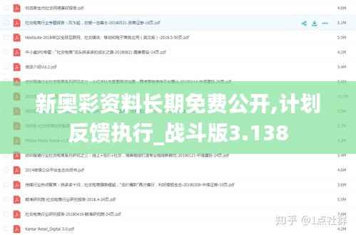 新奥彩资料长期免费公开,计划反馈执行_战斗版3.138