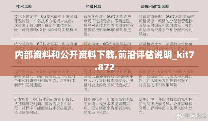 内部资料和公开资料下载,前沿评估说明_kit7.872