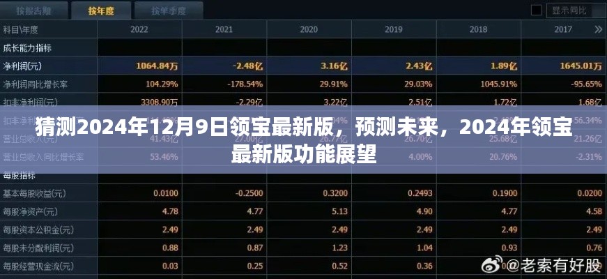 2024年领宝最新版功能展望,预测未来,揭秘未来领宝新特性