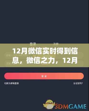 微信之力,跃动信息海洋中的变化与成长,自信与成就——十二月特别报道