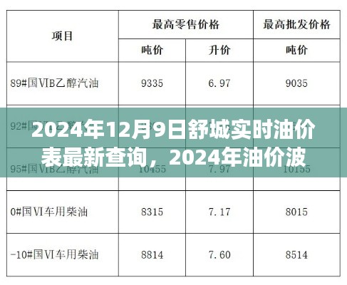 2024年油价波动下的舒城市场观察,实时油价调整分析与市场影响探讨