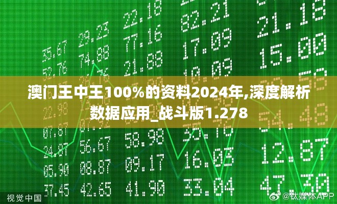 澳门王中王100%的资料2024年,深度解析数据应用_战斗版1.278