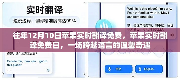 苹果实时翻译免费日,跨越语言的温馨奇遇之旅