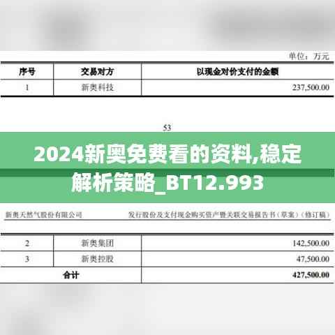 2024新奥免费看的资料,稳定解析策略_BT12.993