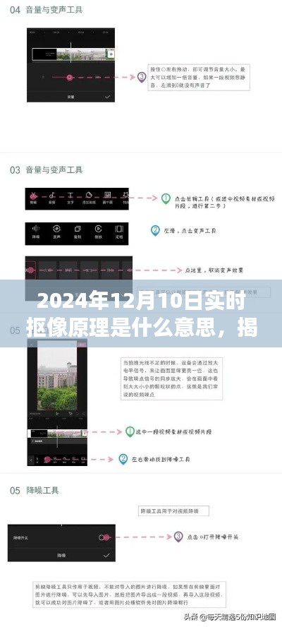 揭秘实时抠像原理,掌握最新技能,深入了解实时抠像技术概念与操作过程(附教程)