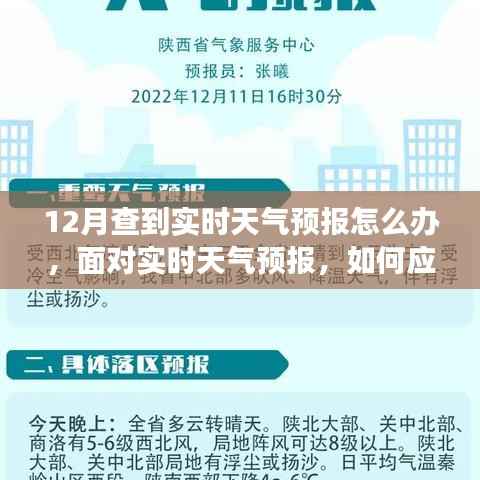 如何应对十二月天气变化,实时天气预报下的应对策略。