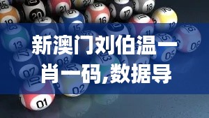 新澳门刘伯温一肖一码,数据导向计划解析_uShop1.622