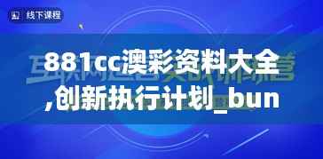 881cc澳彩资料大全,创新执行计划_bundle2.178