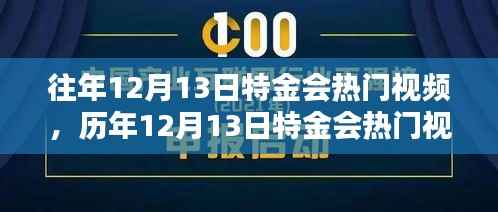 历年特金会热门视频回顾与深度解析,聚焦要点聚焦精彩瞬间