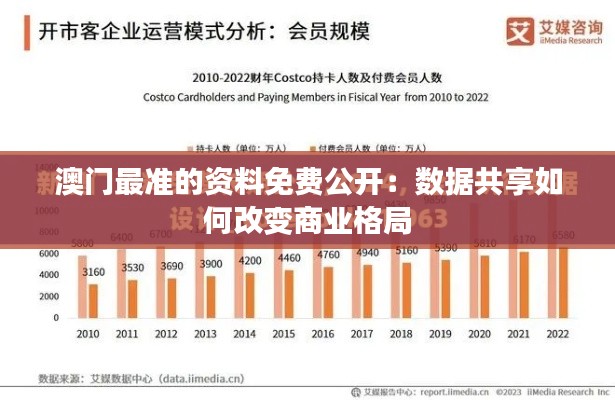 澳门最准的资料免费公开:数据共享如何改变商业格局