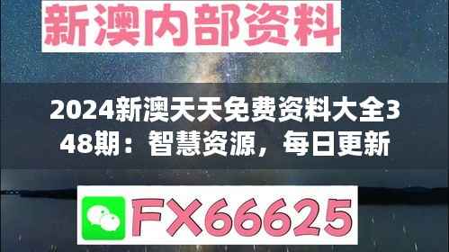 2024新澳天天免费资料大全348期:智慧资源,每日更新
