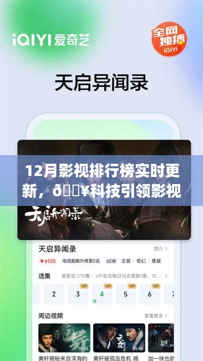 科技引领影视潮流,全新升级12月影视排行榜重塑观影体验