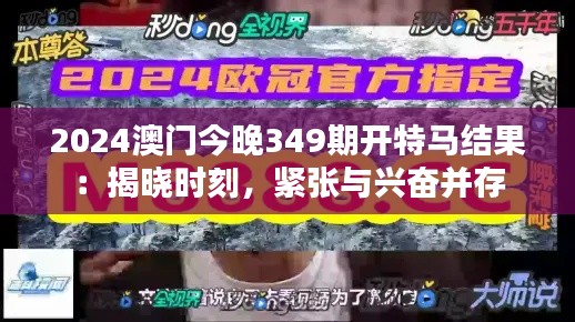 2024澳门今晚349期开特马结果:揭晓时刻,紧张与兴奋并存