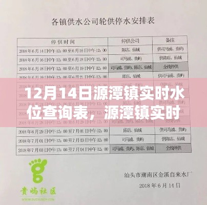 12月14日源潭镇实时水位查询表及操作指南,适合初学者与进阶用户