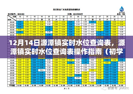 12月14日源潭镇实时水位查询表及操作指南,适合初学者与进阶用户