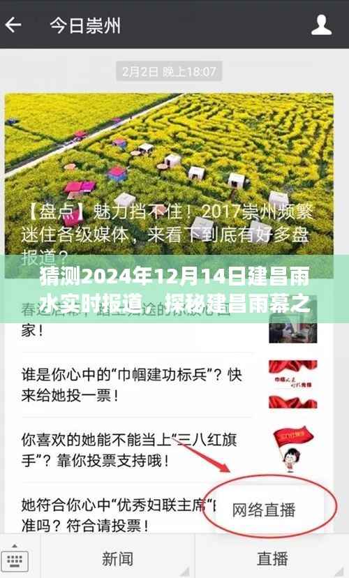 心灵与自然的美好邂逅,揭秘建昌雨水之旅——2024年建昌雨水实时报道