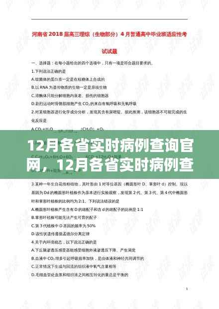 12月各省实时病例查询官网,追溯背景,记录重大事件的时代印记
