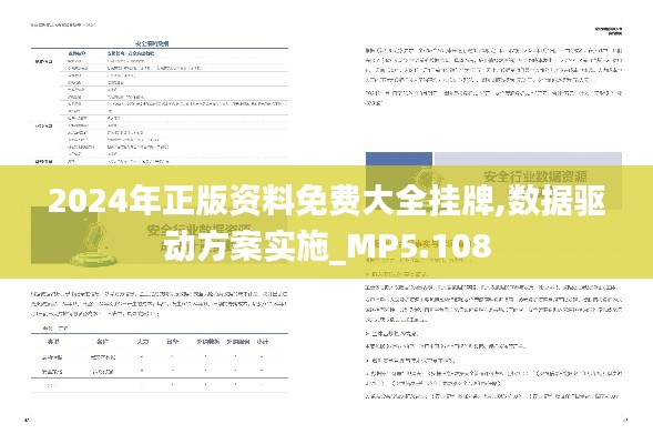 2024年正版资料免费大全挂牌,数据驱动方案实施_MP5.108