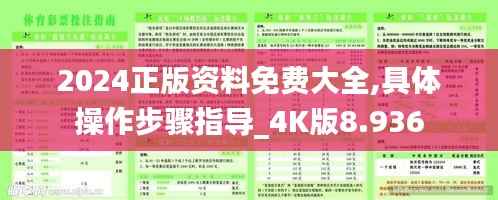 2024正版资料免费大全,具体操作步骤指导_4K版8.936