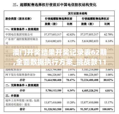 澳门开奖结果开奖记录表62期,全面数据执行方案_挑战款110.938