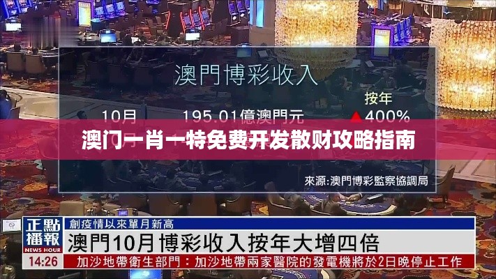 澳门一肖一特免费开发散财攻略指南