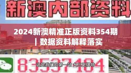 2024新澳精准正版资料354期|数据资料解释落实