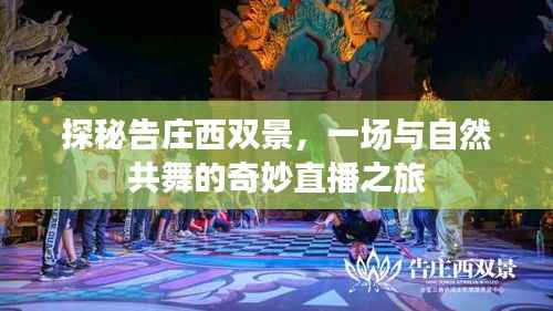 探秘告庄西双景,与自然共舞的美妙直播之旅