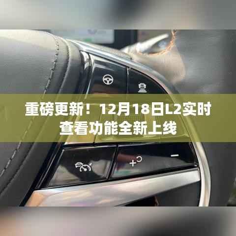 重磅上线,L2实时查看功能全新升级,12月18日重磅更新!