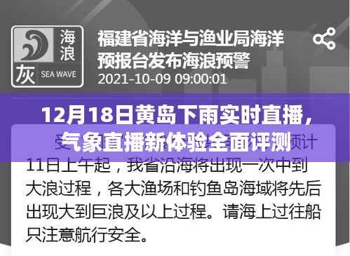 气象直播新体验,黄岛实时雨况直播评测报告