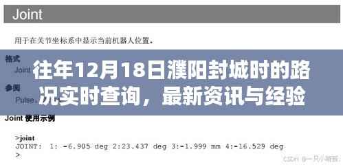 濮阳封城当日路况实时查询及最新资讯经验分享