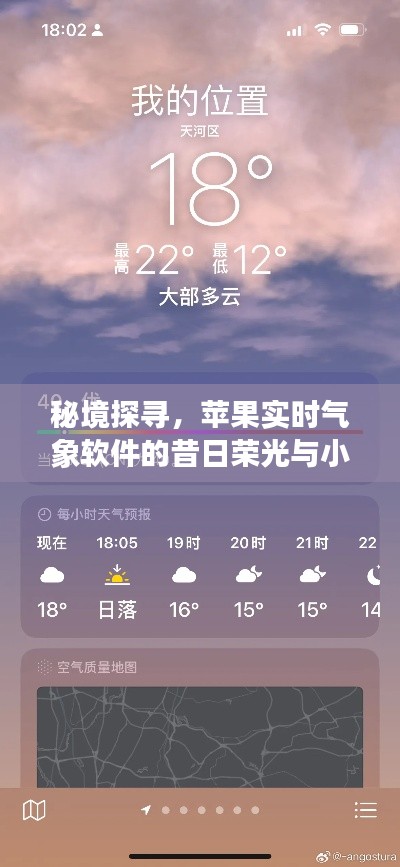 秘境探寻与昔日荣光,苹果实时气象软件与小巷气象星辰之旅