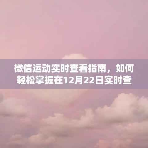 微信运动实时查看攻略，轻松掌握最新数据查看技能