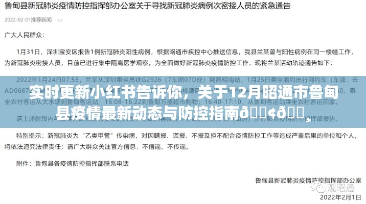小红书实时更新,昭通市鲁甸县疫情最新动态与防控指南