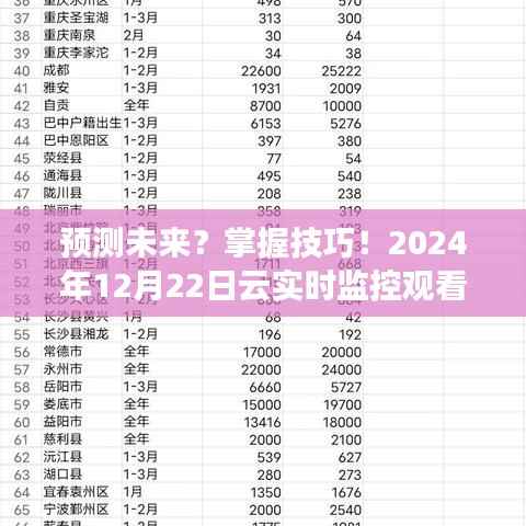 掌握技巧预测未来,云实时监控观看指南(2024年12月22日)