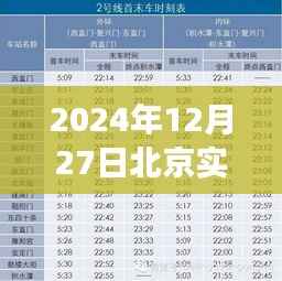 北京地铁实时价格表查询(2024年12月27日)