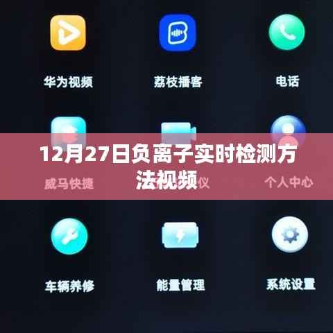 负离子实时检测方法视频演示,最新操作指南