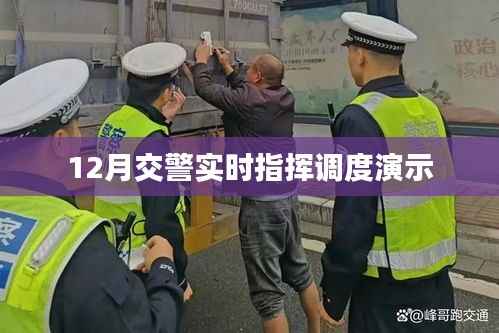 交警实时指挥调度演示系统,高效交通管理的关键所在