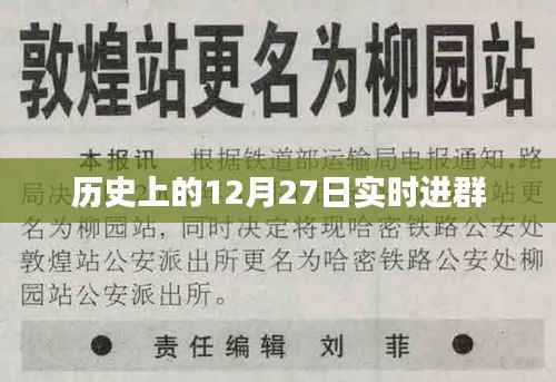 历史上的十二月二十七日,实时事件回顾