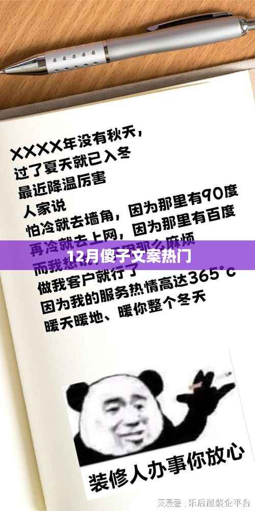 12月热门傻子文案大揭秘